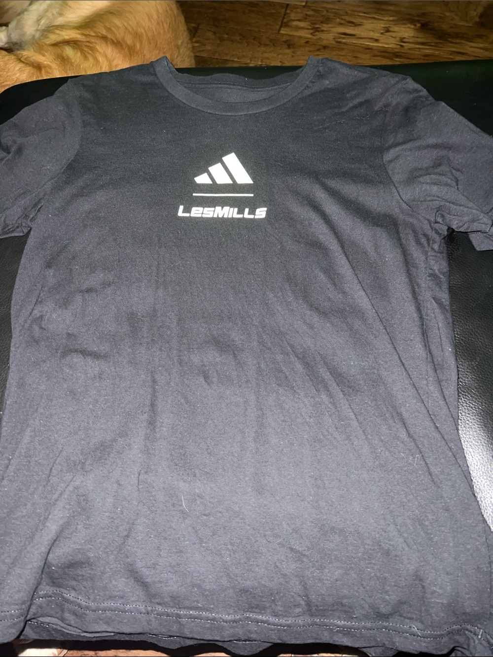 Chico's Black Short Sleeve Tee with White Logo